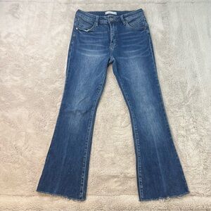 KanCan Flare Wide Leg Jeans High Rise Womens Size 29 Bootcut Y2K Stretchy